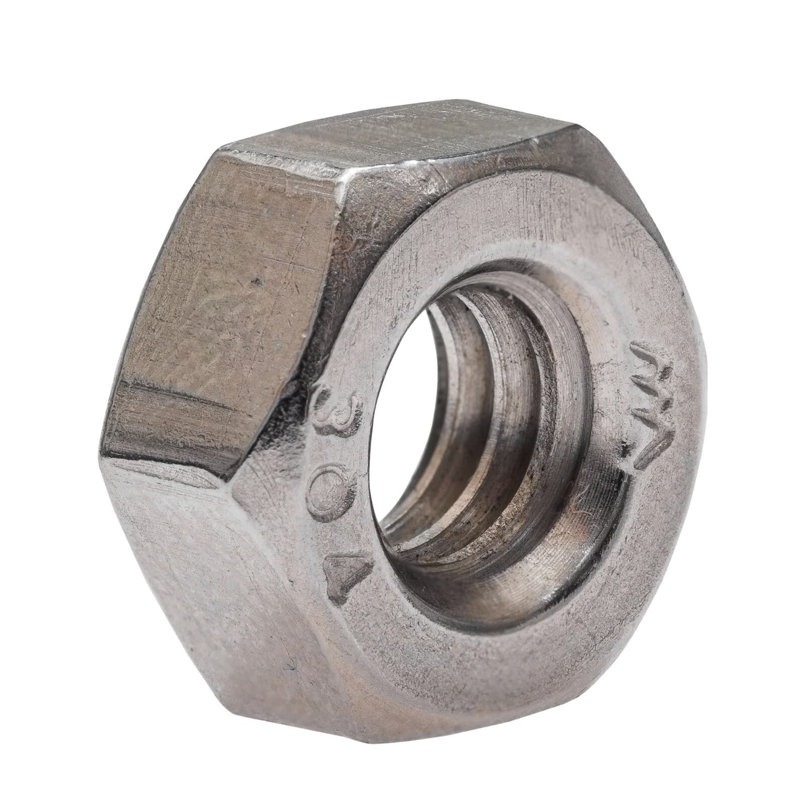 1-14 Finished Hex Nuts Stainless Steel 18-8
