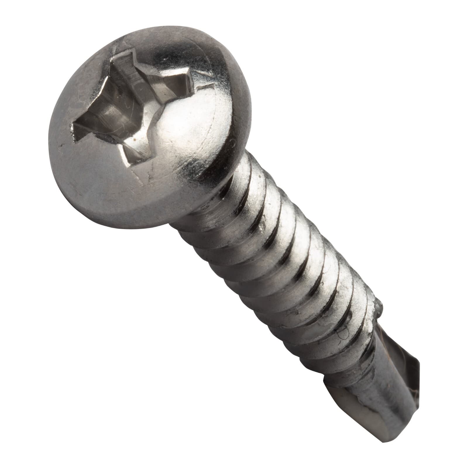 #12 x 1-1/4" Phillips Pan Head Self Drilling Tek Screws Stainless Steel 410