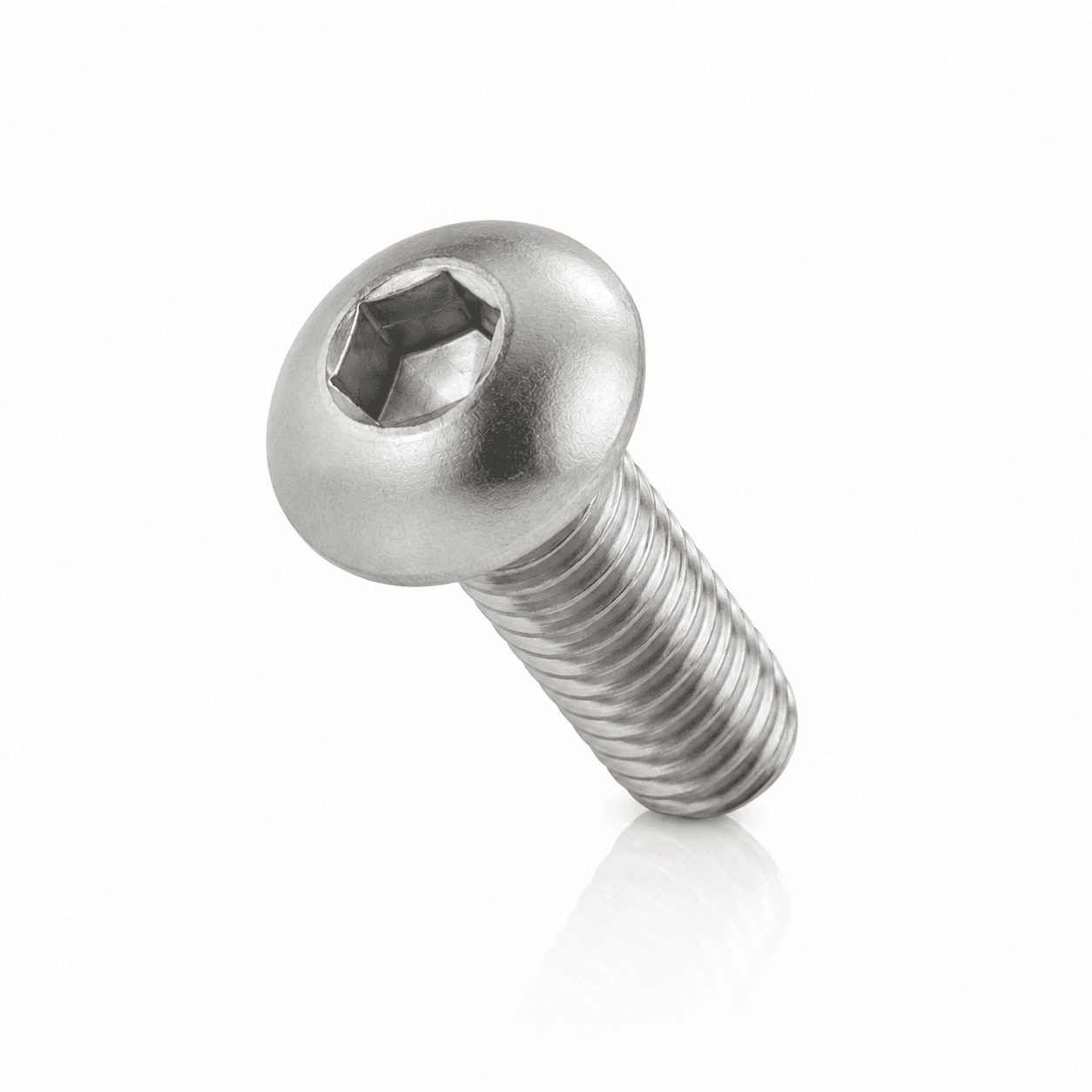 5/16-18 Button Head Socket Cap Screws Fully Threaded Stainless Steel 18-8