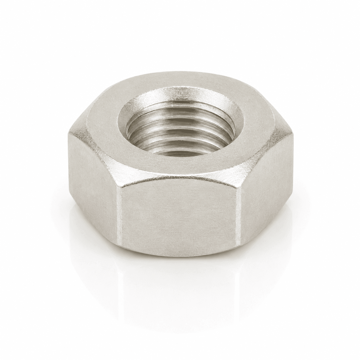 1/4-20 Tin-Plated Brass Heavy Hex Nuts