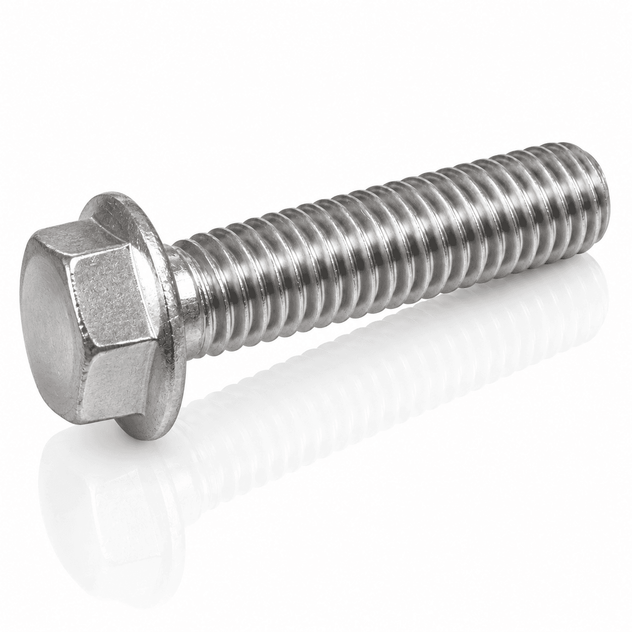 3/8-16 Hex Flange Bolts 18-8 Stainless Steel