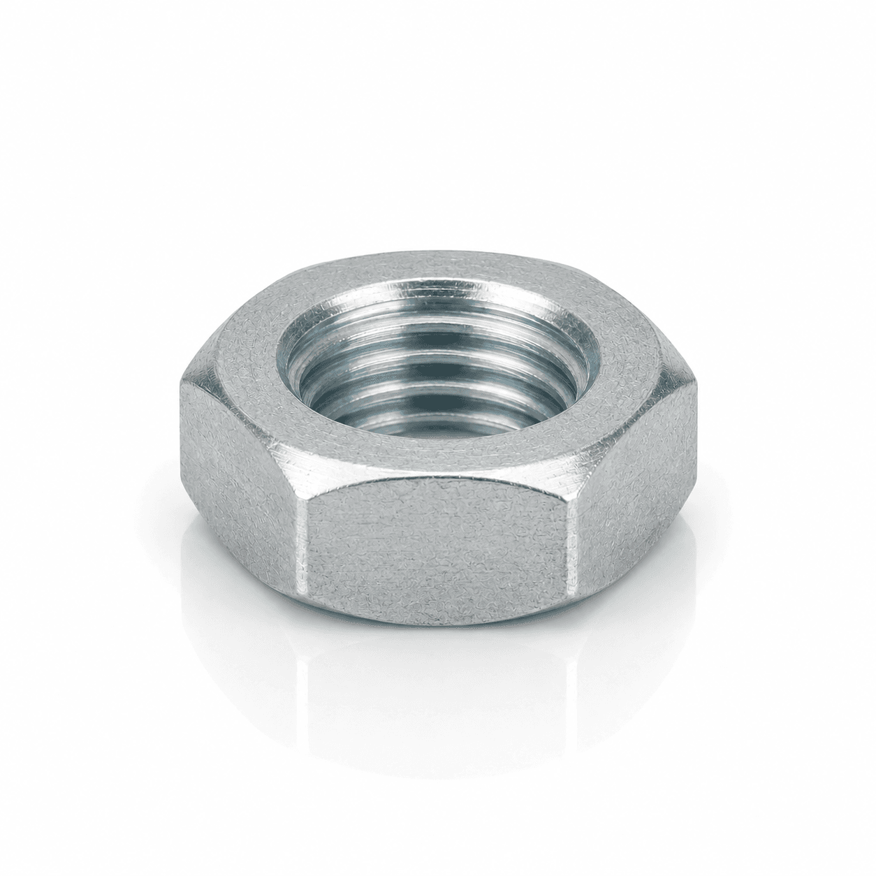 #10-32 Zinc-Plated Steel Machine Screw Hex Nuts