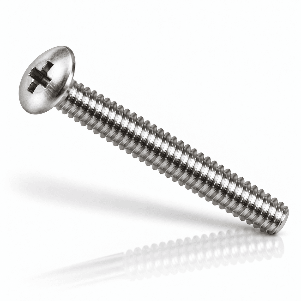 1/4-20 18-8 Stainless Steel Phillips Truss Head Machine Screws