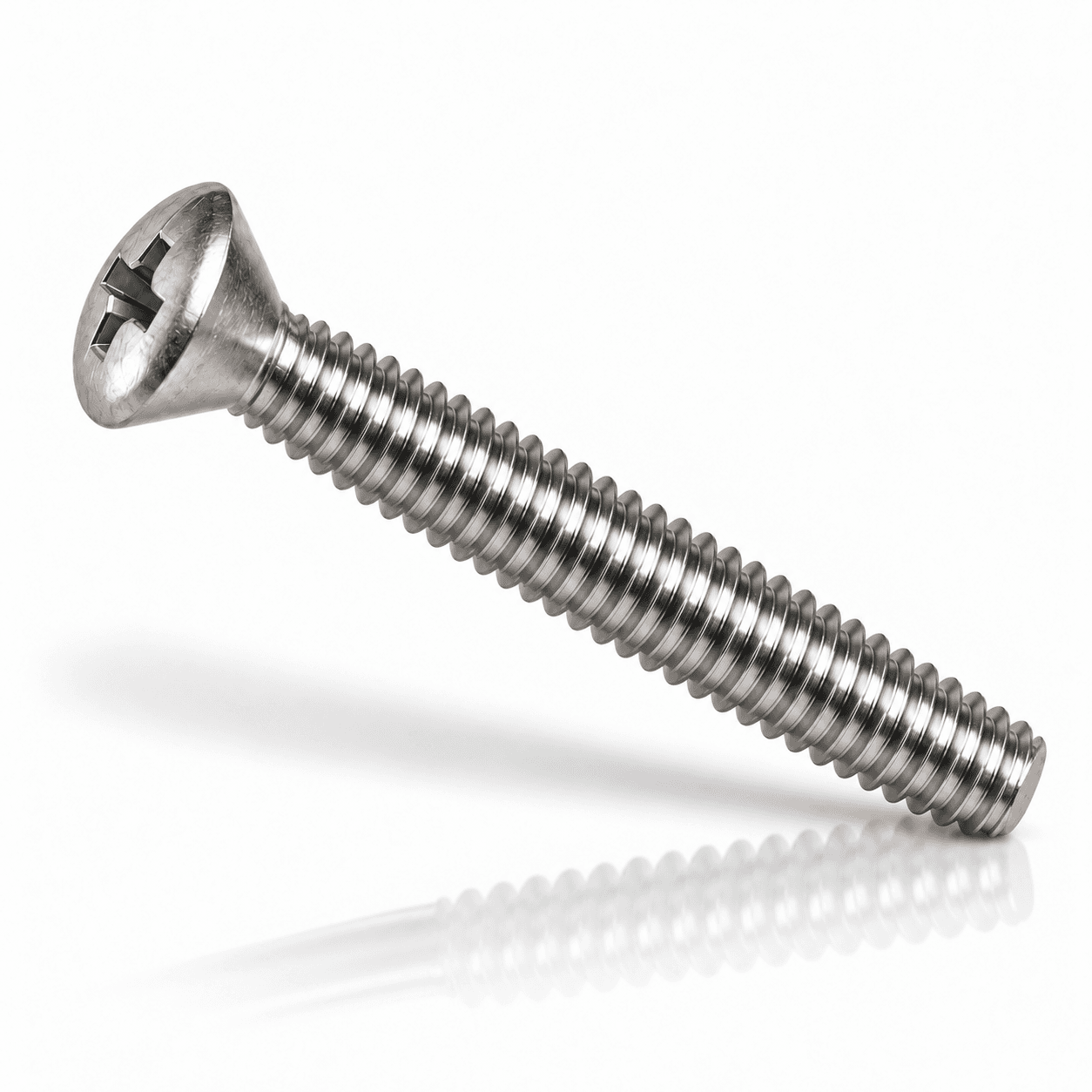 #6-32 316 Stainless Steel Phillips Oval Head 82° Machine Screws