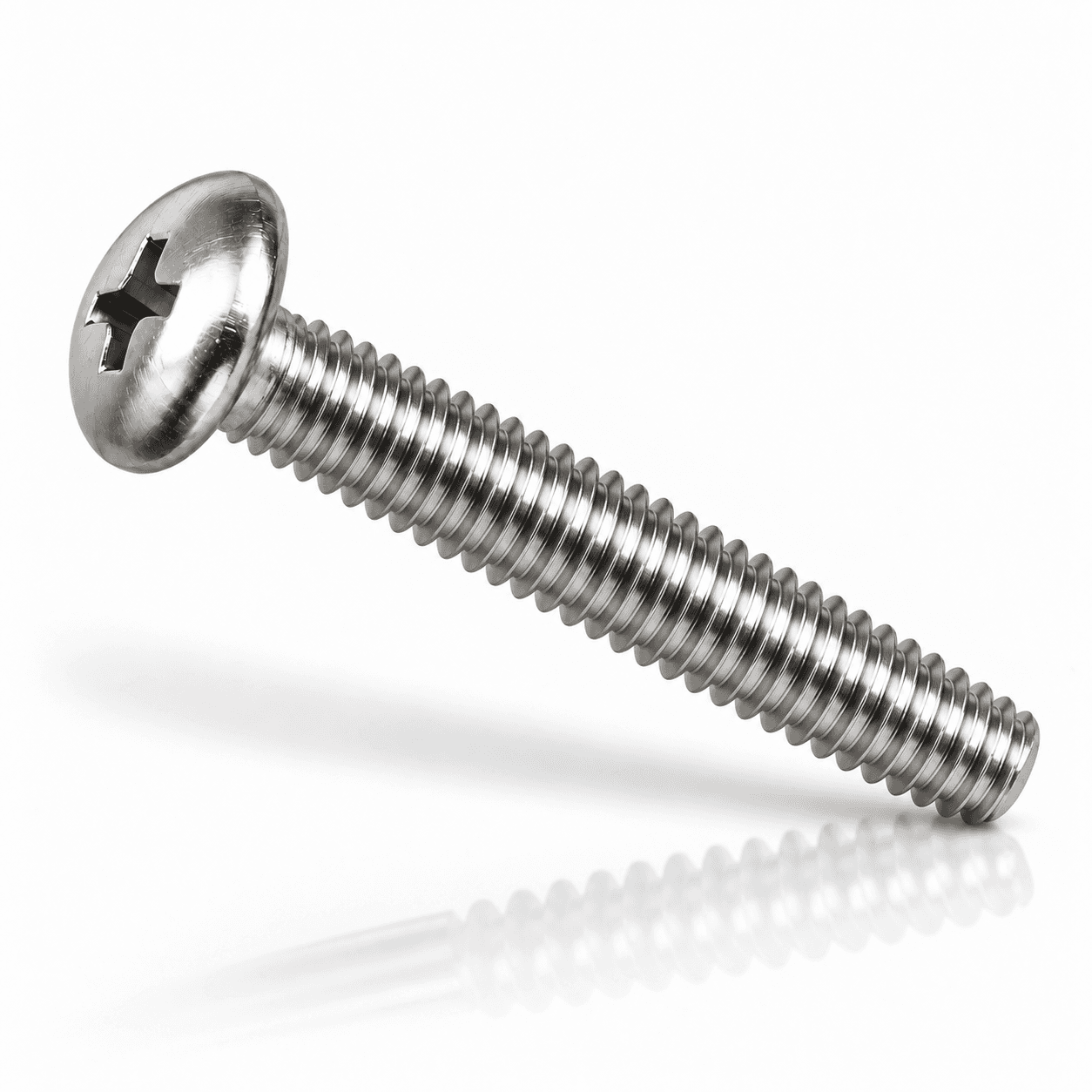 #10-32 Phillips Pan Head Machine Screws Stainless Steel 316