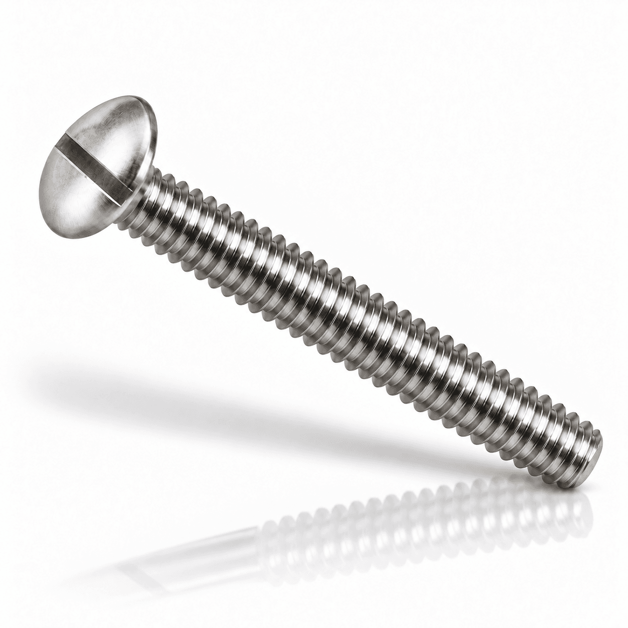 #10-32 Slotted Truss Head Machine Screws Stainless Steel 18-8