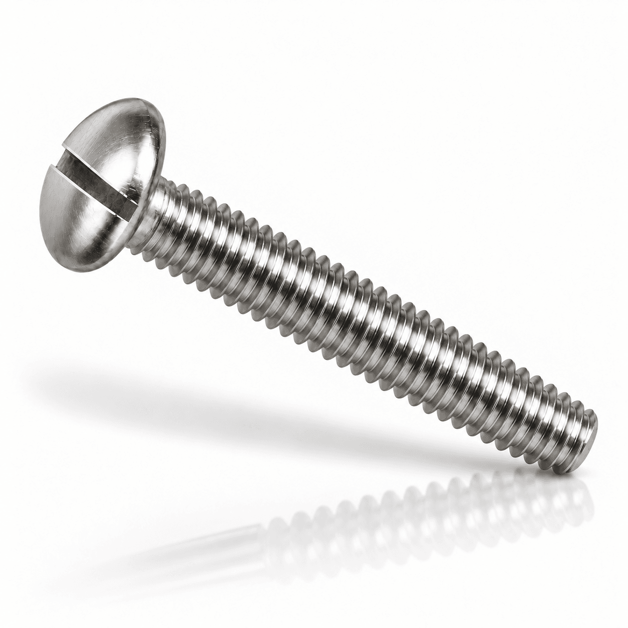 #10-24 18-8 Stainless Steel Slotted Pan Head Machine Screws