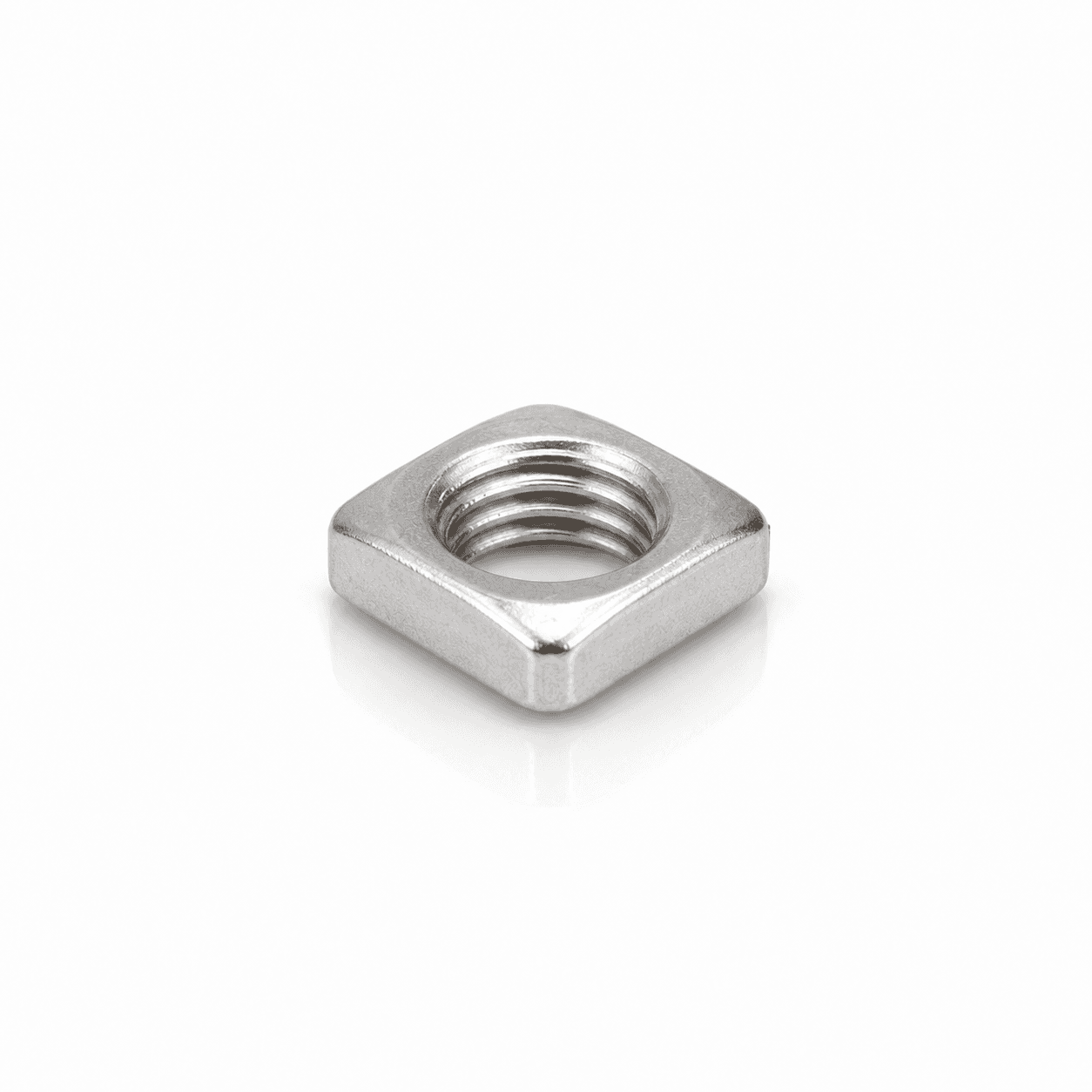 3/8-16 316 Stainless Steel Square Machine Screw Nut